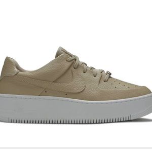 nike air force 1 sage leather sneaker desert ore 8